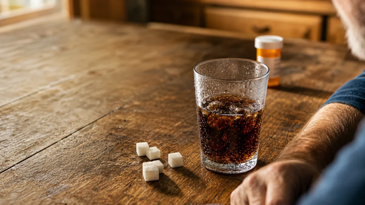 Crise de goutte et Coca-Cola : pourquoi il faut l'éviter