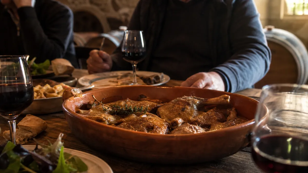 Saint-Émilion et confit de canard : l'accord parfait