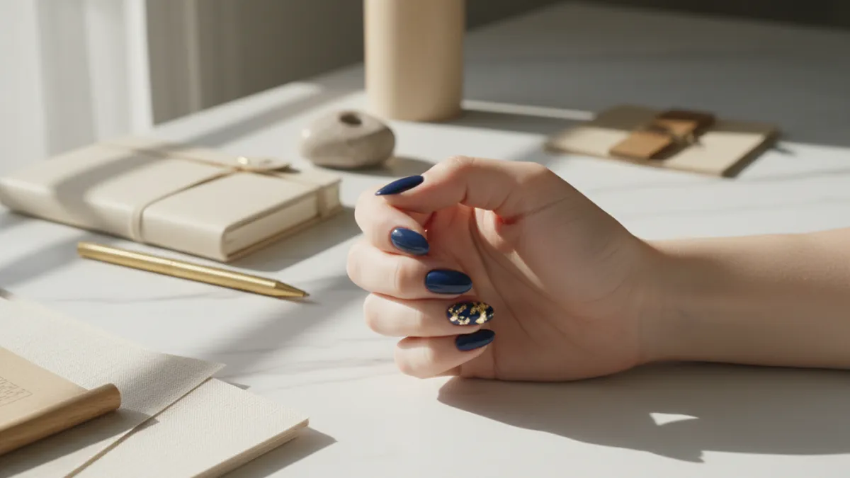 Nail art éclats d'or : les secrets d'une manucure de luxe