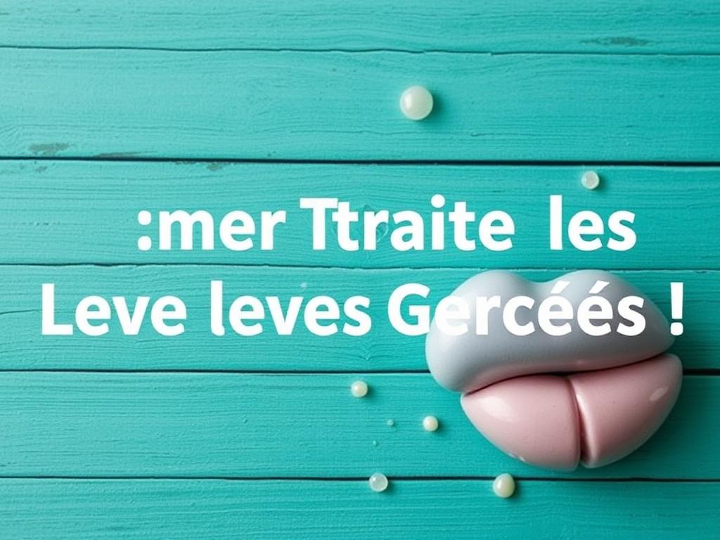 Comment soigner rapidement des lèvres gercées ?